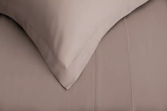 Jogo De Cama Super King Grasso 300 Fios Trussardi 2,80 x 2,80 m Nocciola