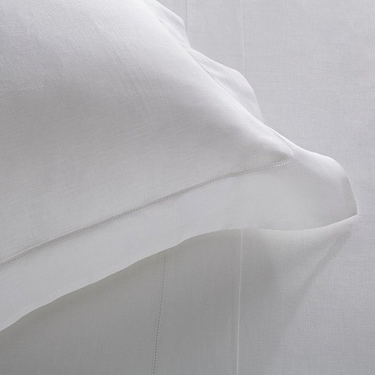 Jogo de Cama Super King Lino Linho Buddemeyer Luxus Branco 2,80 x 2,80 m