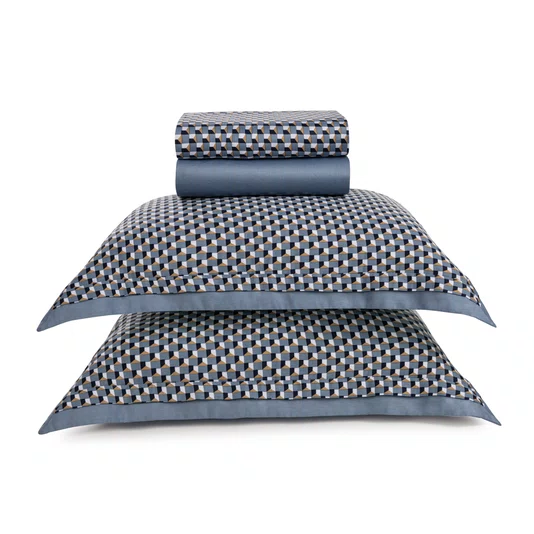 Jogo de Cama Super King Locatelli 200 Fios Trussardi 2,80 x 2,60 m