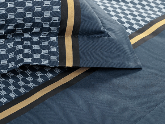 Jogo De Cama Super King Martino 300 Fios Trussardi Estampado