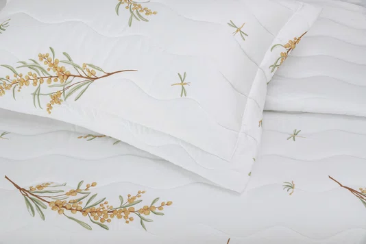 Jogo de Cama Super King Mimosa 300 Fios Trussardi Estampado 280cm x 280cm