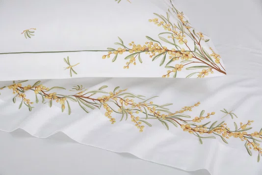 Jogo de Cama Super King Mimosa 300 Fios Trussardi Estampado 280cm x 280cm