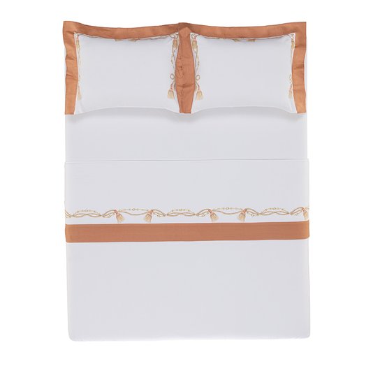Jogo De Cama Super King Monterosso 300 Fios Trussardi 2,80 x 2,80 m