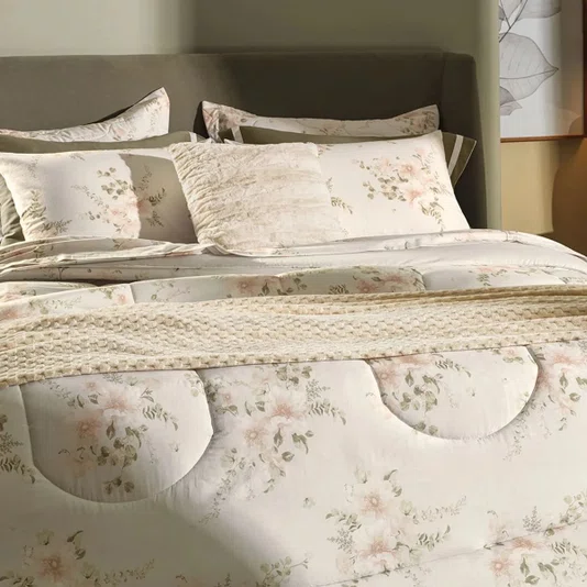 Jogo de Cama Super King Nice Algodão Karsten
