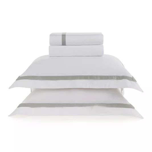 Jogo de Cama Super King Vercelli 300 Fios Trussardi 2,80 x 2,80 m