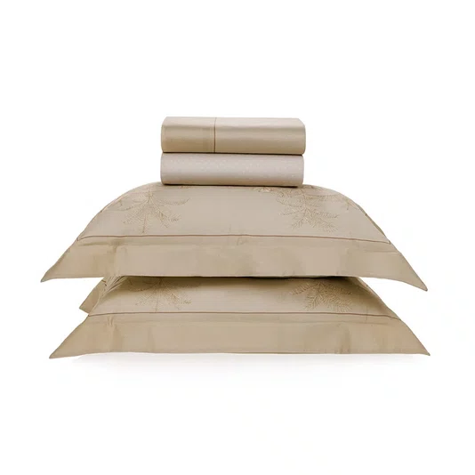 Jogo de Cama Super King Villa Ravino 300 Fios Trussardi 2,80 x 2,60 m