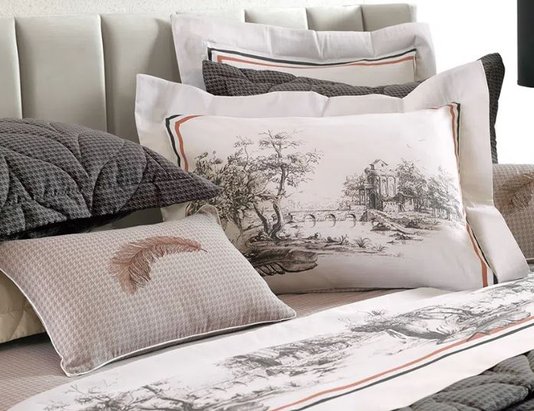 Jogo de Cama Super King Villagio 300 Fios Trussardi Estampado 2,60 x 2,80 m