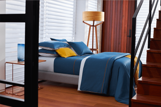 Jogo de Capa Edredom King The Hustle 300 Fios By The Bed Estampado  2,60 x 2,80m