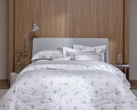 Jogo De Colcha Casal Boticelli 300 Fios Trussardi 2,40 x 2,80 m