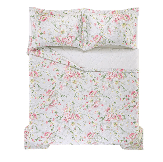 Jogo de Colcha Casal Cesino 300 Fios Trussardi Estampado 2,20m X 2,50m