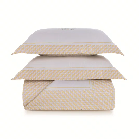 Jogo de Colcha Casal Frutti 300 Fios Trussardi Estampado 240cm x 280cm