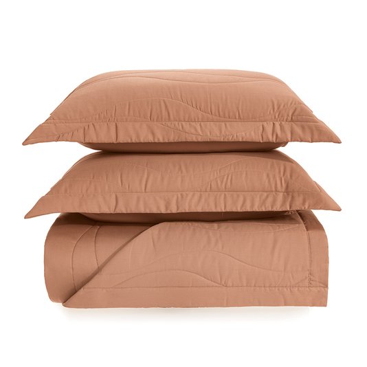 Jogo De Colcha Casal Novara 300 Fios Trussardi Solare 2,40 x 2,80 m