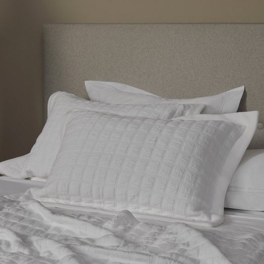 Jogo de Colcha Queen 100% Algodão Mavone Trussardi Branco 2,70 x 2,60 m