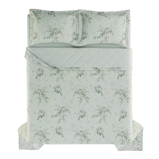 Jogo de Colcha Queen Bronte 200 Fios Trussardi Estampado 2,40 x 2,50 m
