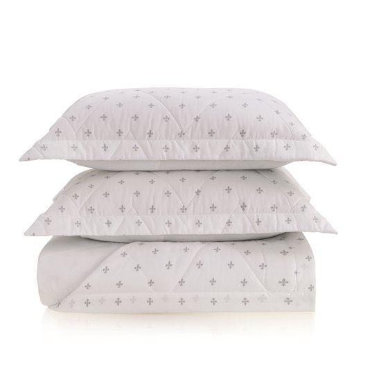 Jogo De Colcha Queen Firenze 300 Fios Trussardi 2,60 x 2,80 m