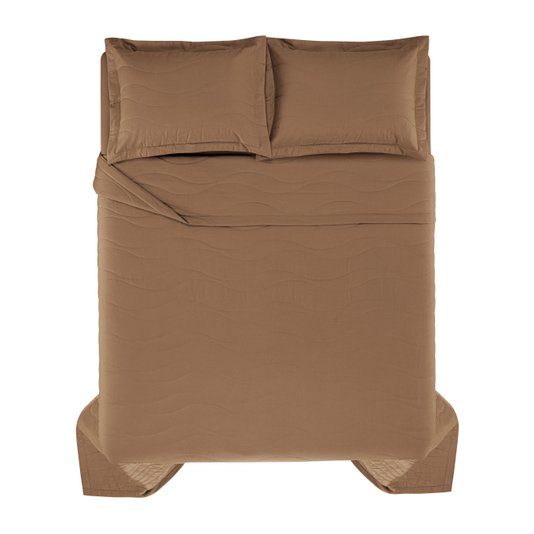 Jogo de Colcha Queen Novara 300 Fios Trussardi Vecchio 2,60 x 2,80 m
