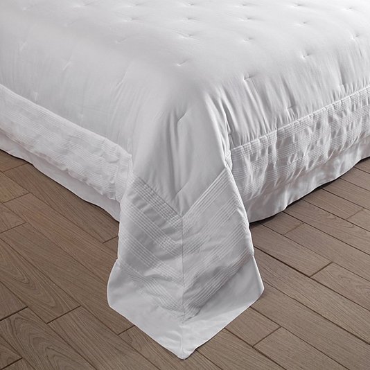 Jogo De Colcha Queen Savona Buddemeyer Luxus Branco 2,80 x 2,60 m