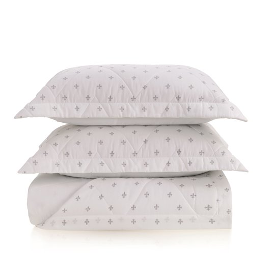 Jogo De Colcha Super King Firenze 300 Fios Trussardi 3,10 x 2,80 m