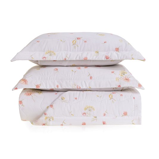 Jogo De Colcha Super King Infiorata 300 Fios Trussardi 3,10 x 2,80 m