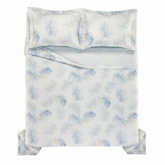 Jogo de Colcha Super King La Fenice 300 Fios Trussardi Estampado 2,50m X 2,90m
