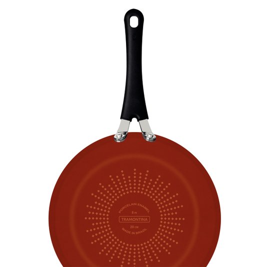 Jogo de Frigideiras de Alumínio Esmaltado Tramontina Vermelho 20 e 25 cm