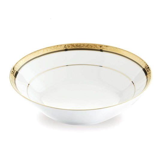 Jogo de Jantar 18 Peças Regent Gold Noritake Preto e Ouro