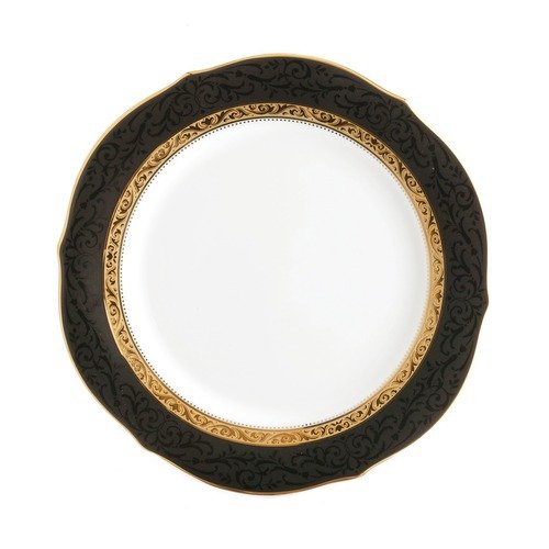 Jogo de Jantar 18 Peças Regent Gold Noritake Preto e Ouro