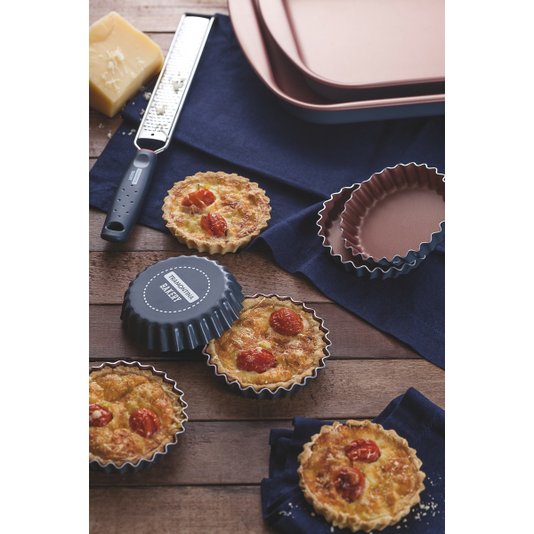 Jogo de Mini Forma 6 Peças para Torta Bakery Tramontina Grafite