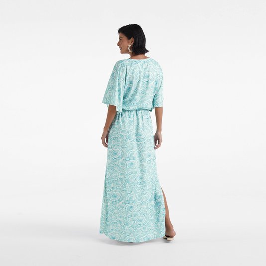 Kaftan 100% Viscose La Fontelina Trussardi Estampado G
