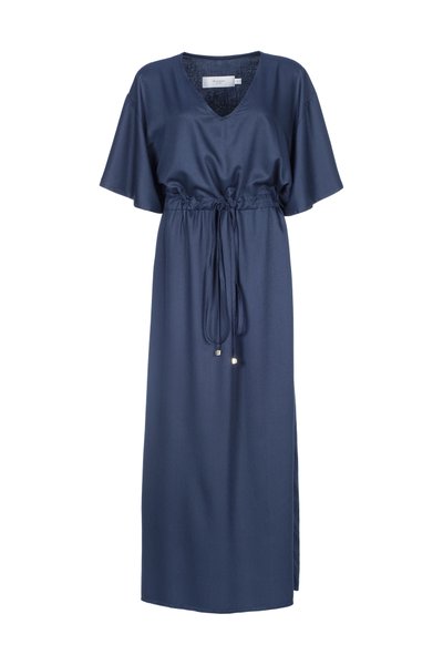 Kaftan M Marino 100% Viscose Trussardi Marinho