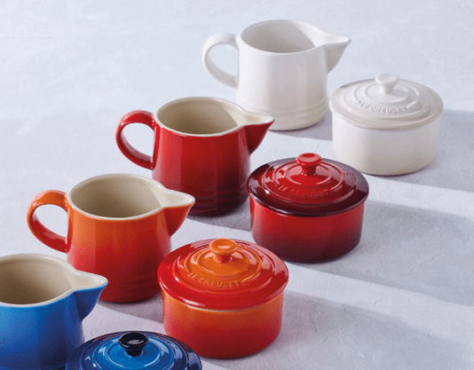 Kit 02 Peças Cream and Sugar Signature Le Creuset Laranja