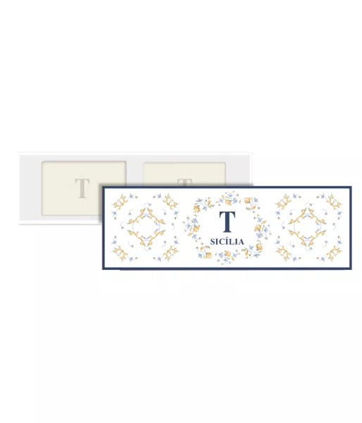 Kit 02 Sabonetes Em Barra Trussardi Sicilia