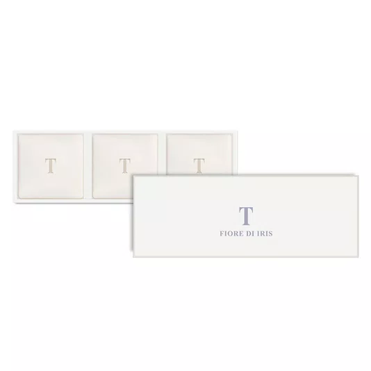 Kit 03 Sabonetes Em Barras Fiore Di Iris Trussardi
