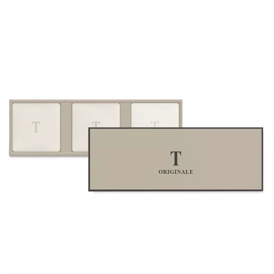 Kit 03 Sabonetes Em Barras Originale Trussardi