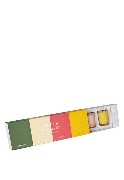 Kit 04 Mini Velas Bacio Di Latte Lenvie