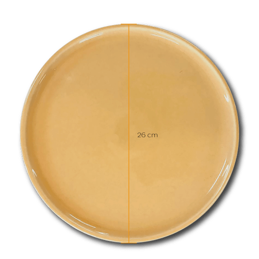 Kit 06 Pratos Rasos Germer Ambar 26cm