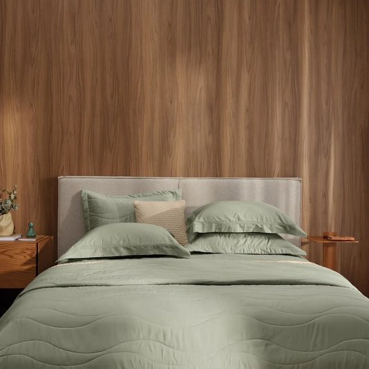 Kit 2 Fronhas Galieno 300 Fios Trussardi Pistacchio 50 x 70