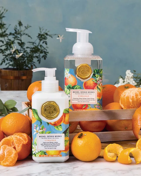 Kit 2 Peças Hidratante/Sabonete Lorange Michel Design 530ml