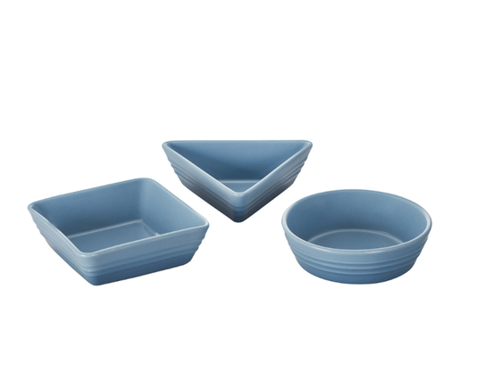 Kit 3 Pratos De Tapas Le Creuset Chambray