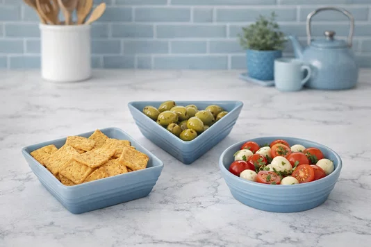 Kit 3 Pratos De Tapas Le Creuset Chambray