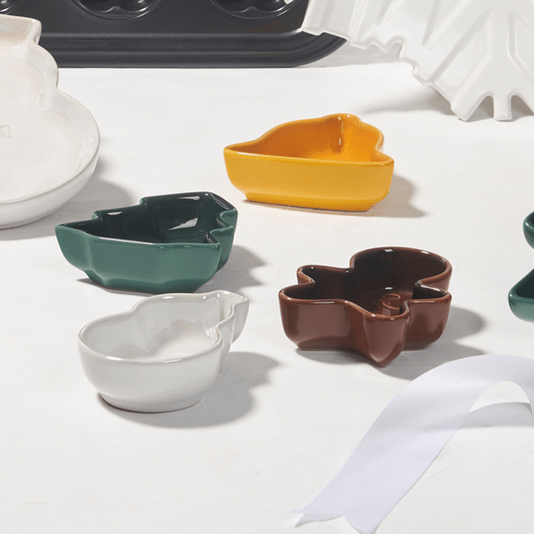 Kit 4 Mini Pratos De Natal Le Creuset