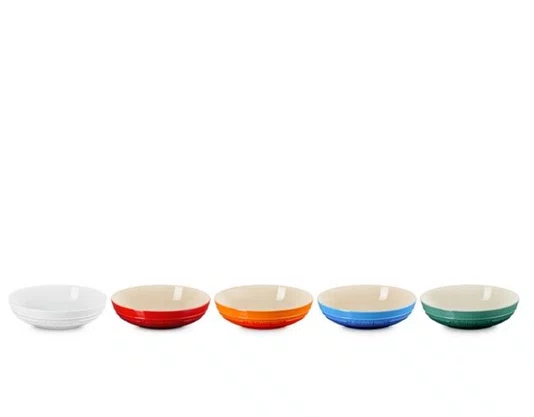 Kit 5 Pratos Fundos Le Creuset Multicolor 20 cm