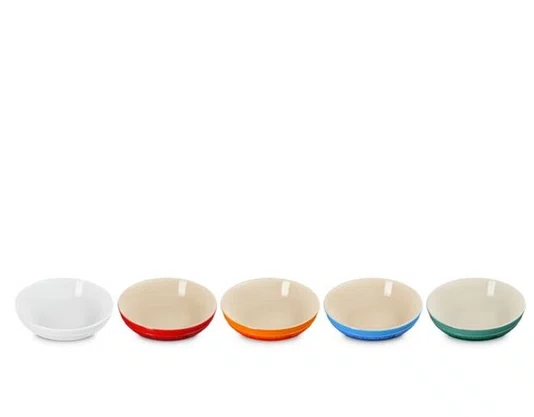 Kit 5 Pratos Fundos Le Creuset Multicolor 20 cm