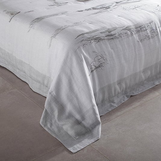 Kit Colcha Queen Linho Tropez Buddemeyer Luxus Estampado