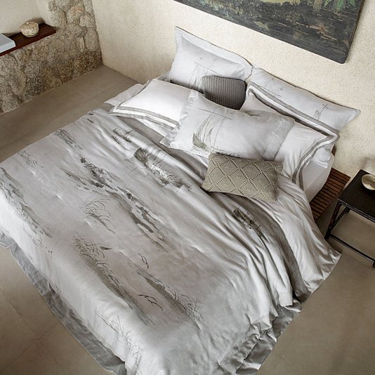 Kit Colcha Queen Linho Tropez Buddemeyer Luxus Estampado