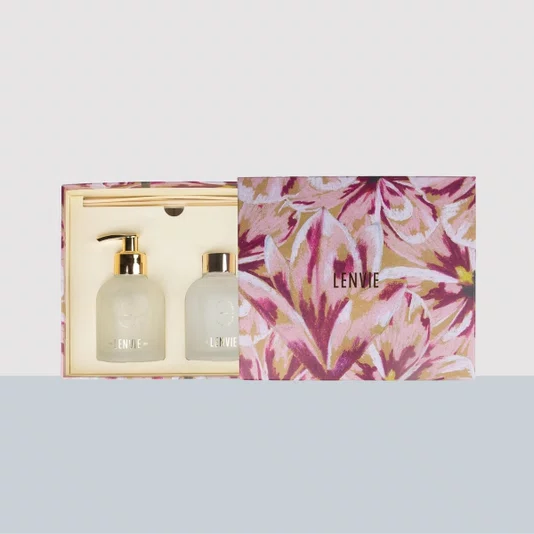 Kit Difusor de Perfume e Sabonete Líquido Lenvie Magnólia Pacífica 150 ml