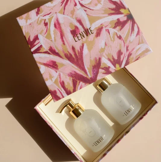 Kit Difusor de Perfume e Sabonete Líquido Lenvie Magnólia Pacífica 150 ml