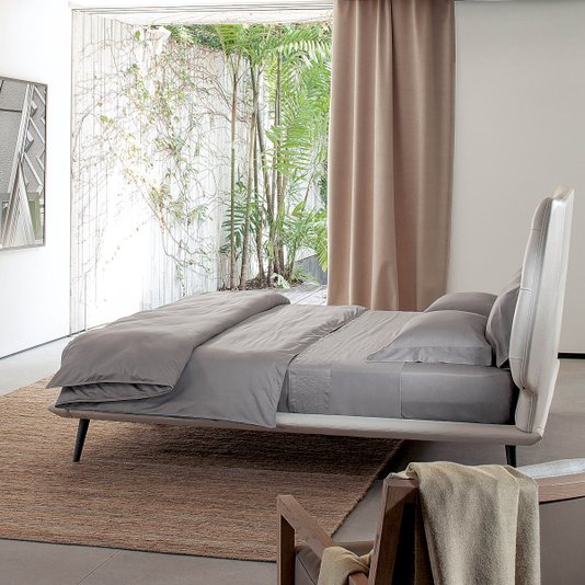 Kit 03 Peças Duvet Super King 500 Fios Egípcio Cairo II Buddemeyer Luxus Cinza Polar