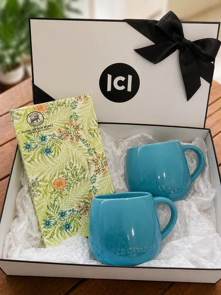 Kit Presente Café Le Creuset Azul Caribe