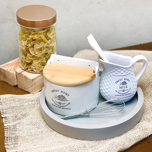 Leiteira de Cerâmica Sweet Home Bon Gourmet 520 ml